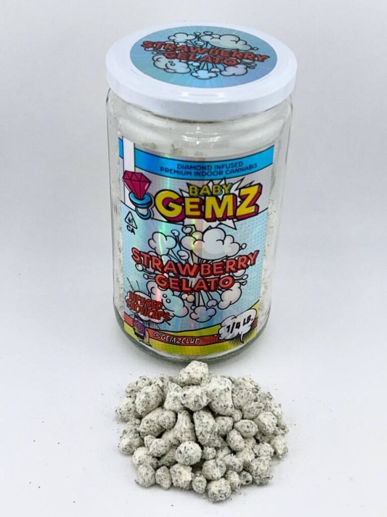 Gemz Snowcaps – Strawberry Gelato, Strawberry Gelato